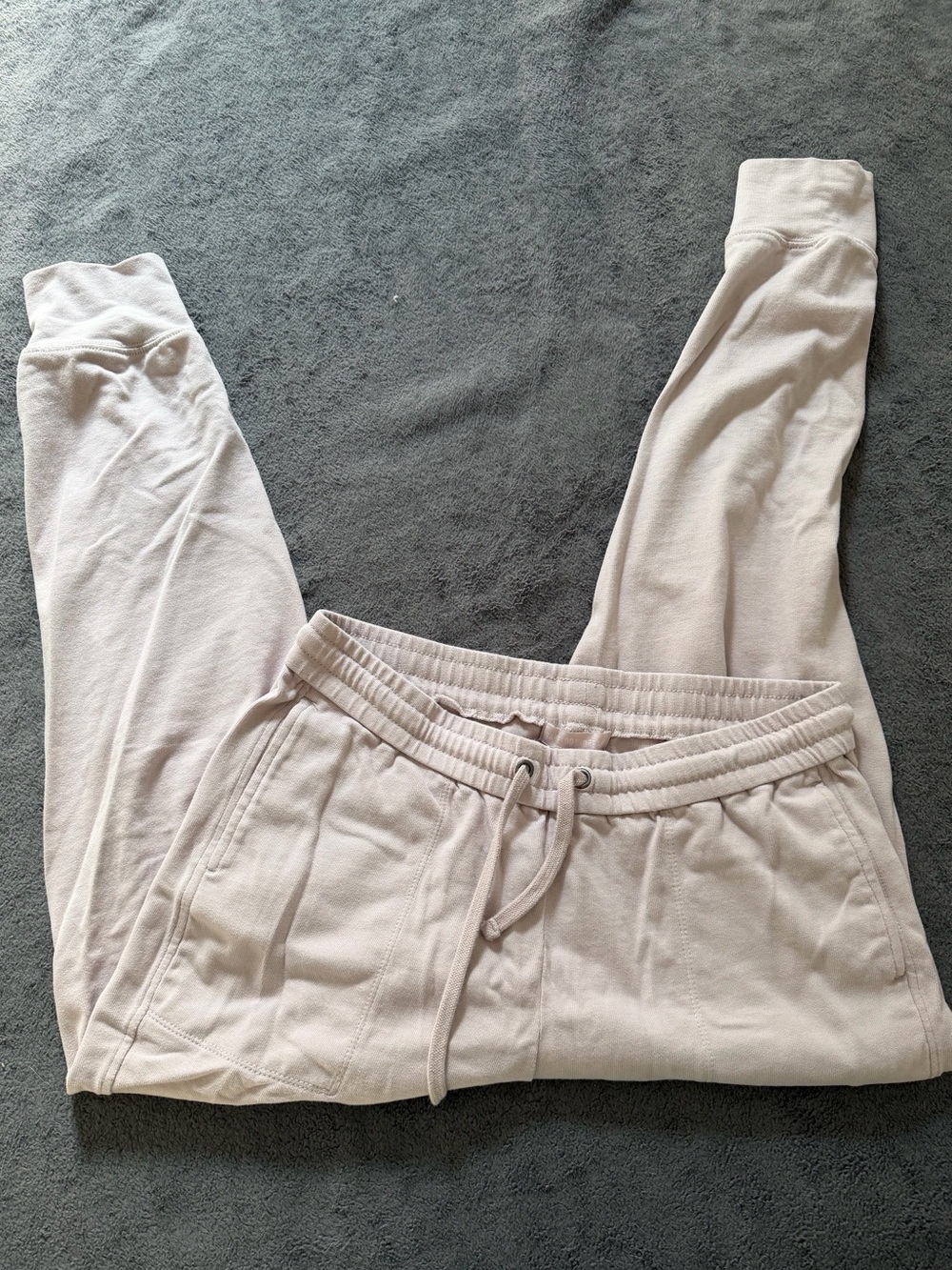 Barefoot Dreams High Rise Jogger Sweatpants 100% cotton Crop Length